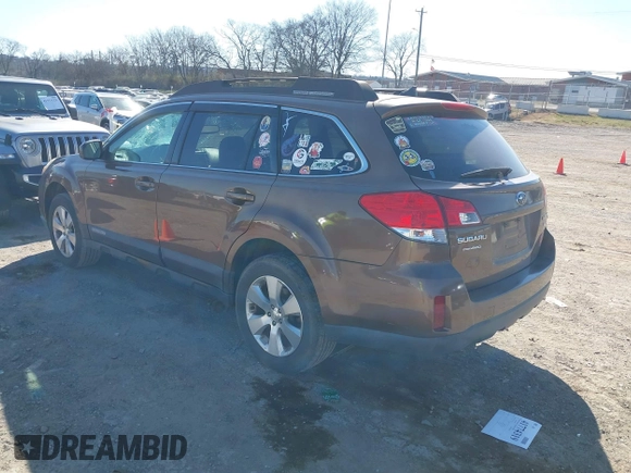 2011 Subaru Outback 3.6R Limited with VIN 4S4BRDJCXB2323005, listed as a IAAI auction lot 41774319 with 143,325 mi miles. Bid and sale history available at carsss.com. Image 3.