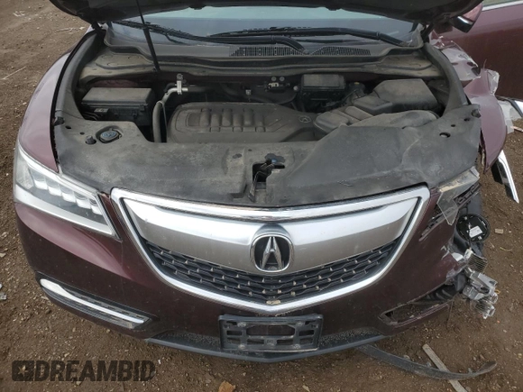 2014 Acura MDX z VIN 5FRYD4H28EB030178, wystawiony jako Copart lot #52389515 z przebiegiem Nie podano mil oraz Szkoda całkowita • Salvage title. Historia ofert i sprzedaży dostępna na DreamBid. Obrazek 12.