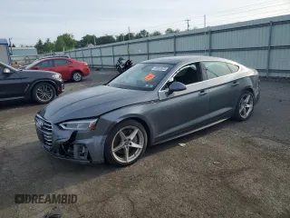 2019 Audi A5 Sportback Prestige with VIN WAUFNDF55KA074286, listed as a Copart auction lot 58302625 with 68,445 mi miles and Salvage title. Bid and sale history available at DreamBid. Image 1.