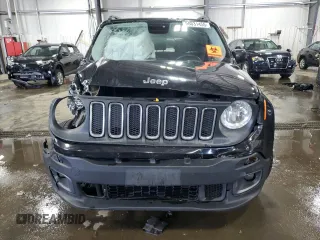 2017 Jeep Renegade Altitude with VIN ZACCJBBB5HPE62774, listed as a Copart auction lot 58031455 with 118,280 mi miles and Salvage title. Bid and sale history available at DreamBid. Image 5.