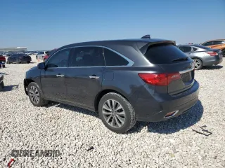 2016 Acura MDX w/Tech with VIN 5FRYD3H43GB009530, listed as a Copart auction lot 46064515 with 0 mi miles and Salvage Title. Bid and sale history available at carsss.com. Image 2.