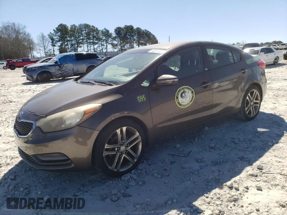 2015 Kia Forte LX with VIN KNAFX4A68F5334379, listed as a Copart auction lot 46833825 with 181,072 mi miles and Salvage Title. Bid and sale history available at DreamBid. Image 1.