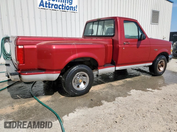 1992 Ford F-150 with VIN 1FTDF15N1NKB23862, listed as a Copart auction lot 65095475 with 100,853 mi miles and Clean title. Bid and sale history available at DreamBid. Image 3.