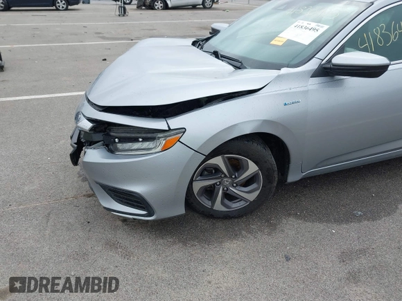2019 Honda Insight EX with VIN 19XZE4F54KE010155, listed as a IAAI auction lot 41836495 with 83,305 mi miles and . Bid and sale history available at DreamBid. Image 18.