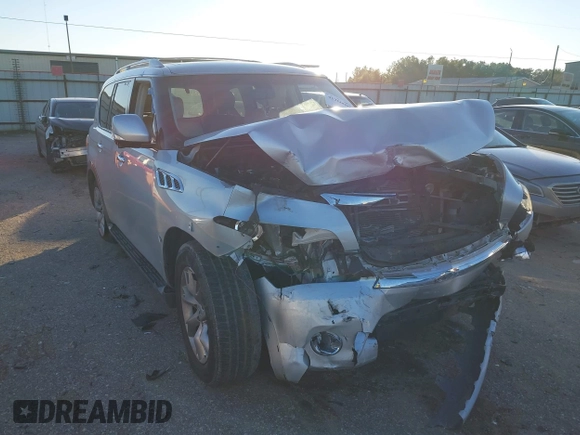 2013 Infiniti QX56 with VIN JN8AZ2NE8D9061533, listed as a IAAI auction lot 41260093 with 135,003 mi miles and . Bid and sale history available at DreamBid. Image 1.