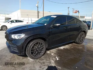 2021 Mercedes-Benz GLE 53 AMG with VIN 4JGFD6BB7MA569861, listed as a Copart auction lot 55657515 with 58,806 mi miles and Clean title. Bid and sale history available at DreamBid. Image 1.