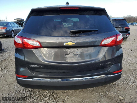 2020 Chevrolet Equinox LT with VIN 2GNAXUEV9L6241876, listed as a Copart auction lot 46735345 with 96,445 mi miles and Salvage Title. Bid and sale history available at carsss.com. Image 6.