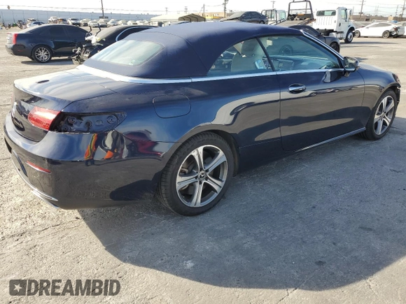 2018 Mercedes-Benz E-Class E 400 with VIN WDD1K6FB8JF028708, listed as a Copart auction lot 85162154 with 19,914 mi miles and Salvage Title. Bid and sale history available at carsss.com. Image 3.