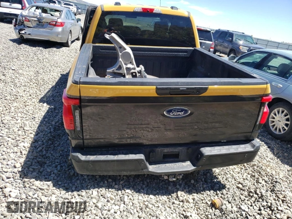 2023 Ford F-150 Lightning Pro with VIN 1FTVW1EL7PWG11261, listed as a Copart auction lot 47032775 with Not Provided miles and Salvage Title. Bid and sale history available at DreamBid. Image 6.