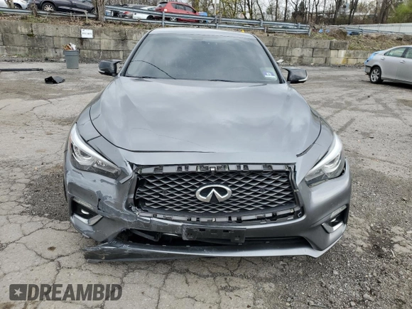 2019 Infiniti Q50 Luxe с VIN JN1EV7AR8KM594199, выставлен на аукционе Copart как лот 53190725 с пробегом 82 879 миль миль и Списание • Salvage title. История ставок и продаж доступна на DreamBid. Изображение 5.