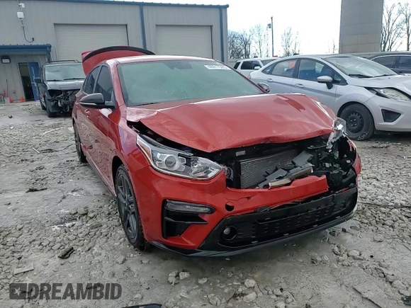 2020 Kia Forte GT-Line with VIN 3KPF34ADXLE207047, listed as a Copart auction lot 46917585 with 33,120 mi miles and Non Repairable. Bid and sale history available at carsss.com. Image 14.