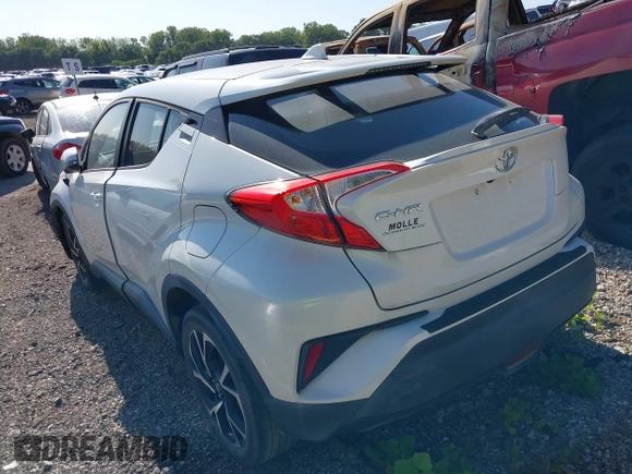 2018 Toyota C-HR XLE with VIN NMTKHMBXXJR023169, listed as a IAAI auction lot 36781613 with 38,125 mi miles. Bid and sale history available at carsss.com. Image 3.