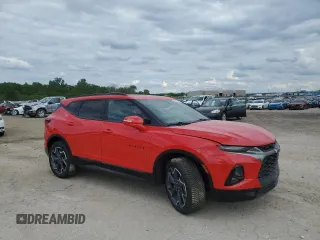 2020 Chevrolet Blazer RS z VIN 3GNKBKRS8LS573512, wystawiony jako Copart lot #58736815 z przebiegiem Nie podano mil oraz Szkoda całkowita • Salvage title. Historia ofert i sprzedaży dostępna na DreamBid. Obrazek 4.