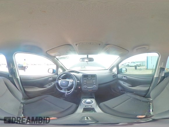 2015 Nissan LEAF SV with VIN 1N4AZ0CP7FC314549, listed as a Copart auction lot 71839493 with 79,430 mi miles. Bid and sale history available at carsss.com. Image 12.