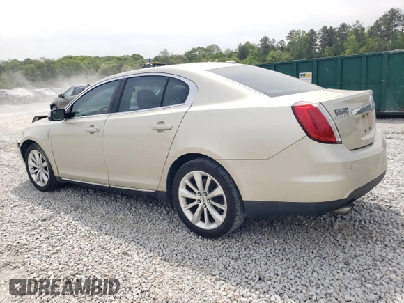 2011 Lincoln MKS EcoBoost with VIN 1LNHL9FT0BG601897, listed as a Copart auction lot 52746045 with 139,924 mi miles and Salvage Title. Bid and sale history available at DreamBid. Image 2.