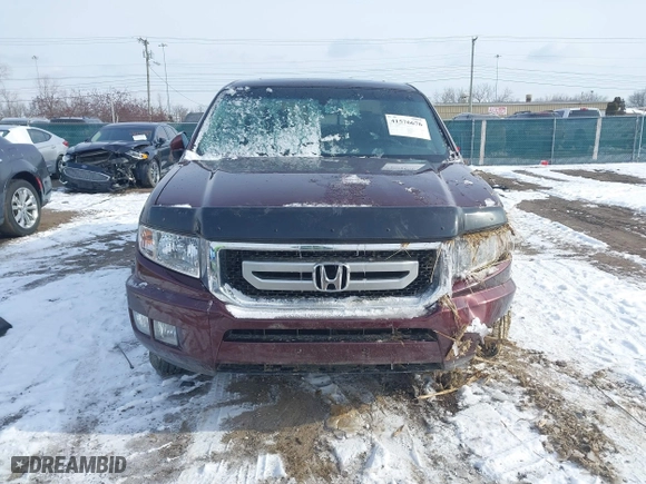2011 Honda Ridgeline RTL with VIN 5FPYK1F58BB004573, listed as a IAAI auction lot 41576676 with 56,120 mi miles. Bid and sale history available at carsss.com. Image 12.