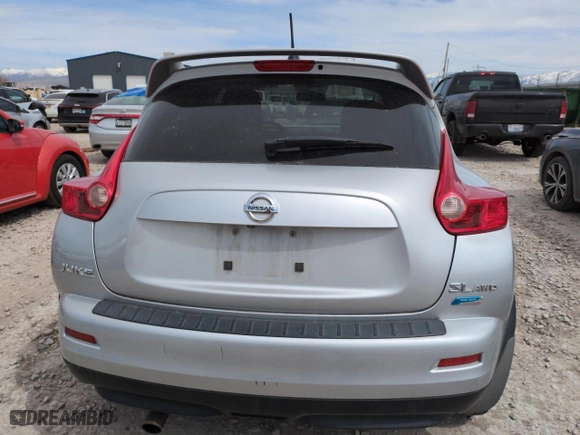 2013 Nissan Juke SL with VIN JN8AF5MV4DT214830, listed as a Copart auction lot 51613335 with 106,962 mi miles and Clean Title. Bid and sale history available at carsss.com. Image 6.