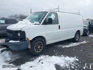 2014 Chevrolet Express Cargo Van with VIN 1GCSGAFX4E1139371, listed as a IAAI auction lot 41282045 with 119,745 mi miles. Bid and sale history available at carsss.com. Image 17.