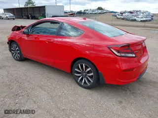 2015 Honda Civic Coupe EX-L with VIN 2HGFG3B09FH519218, listed as a IAAI auction lot 41732492 with 41,448 mi miles. Bid and sale history available at carsss.com. Image 3.