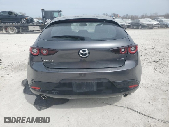 2023 Mazda 3 S Preferred with VIN JM1BPALM7P1611222, listed as a Copart auction lot 48810095 with 47,257 mi miles and Clean title. Bid and sale history available at DreamBid. Image 8.