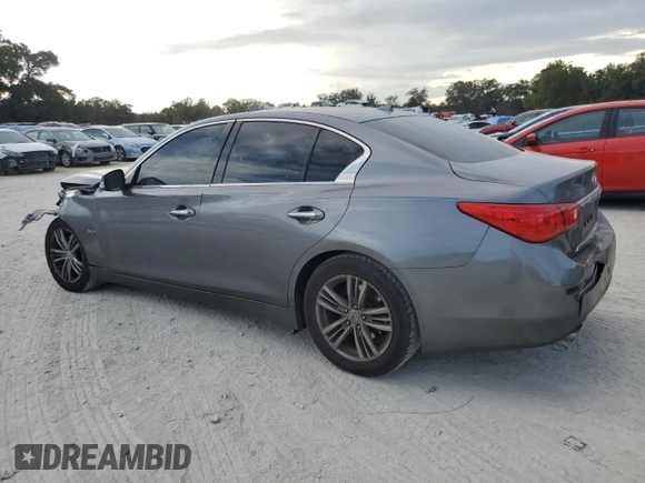 2017 Infiniti Q50 3.0t Premium with VIN JN1EV7AP7HM730037, listed as a Copart auction lot 79605044 with 106,596 mi miles and Salvage Title. Bid and sale history available at carsss.com. Image 2.