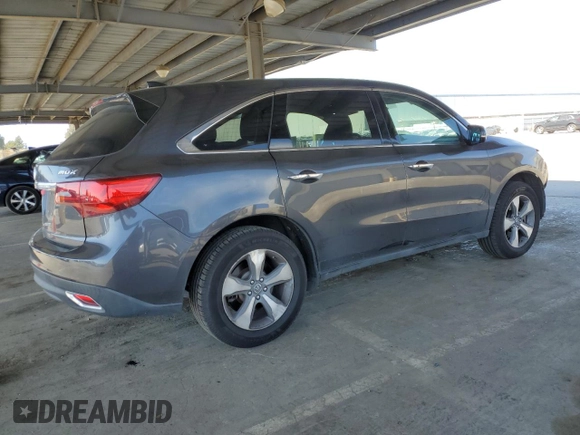 2014 Acura MDX with VIN 5FRYD3H25EB015468, listed as a Copart auction lot 53135115 with 136,477 mi miles and Salvage Title. Bid and sale history available at DreamBid. Image 3.