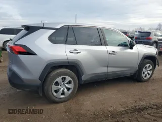 2022 Toyota RAV4 LE with VIN 2T3F1RFVXNW287896, listed as a Copart auction lot 82143804 with 56,981 mi miles and Clean Title. Bid and sale history available at carsss.com. Image 3.