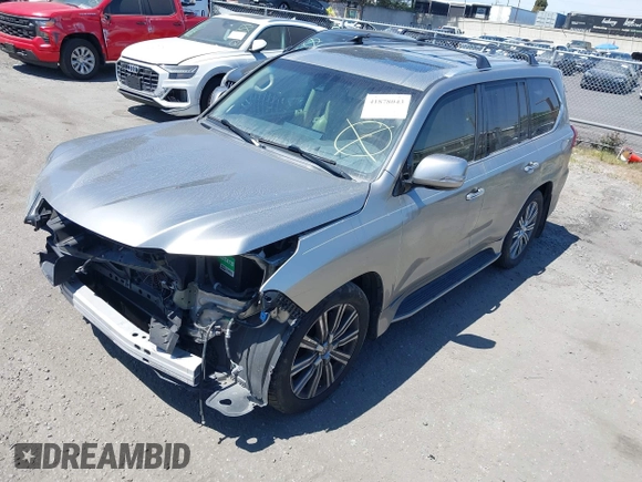 2017 Lexus LX with VIN JTJHY7AX2H4225800, listed as a IAAI auction lot 41878043 with 94,317 mi miles. Bid and sale history available at carsss.com. Image 2.