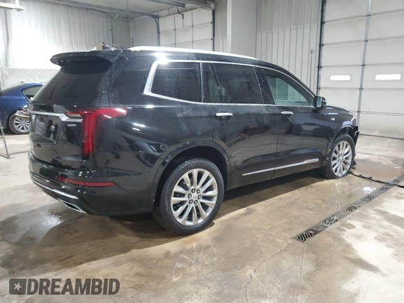 2021 Cadillac XT6 Premium Luxury with VIN 1GYKPDRS0MZ204101, listed as a Copart auction lot 45460135 with 20,104 mi miles and Salvage title. Bid and sale history available at DreamBid. Image 3.