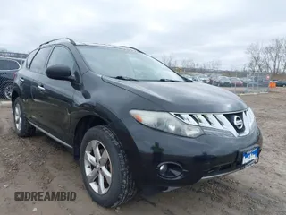 2010 Nissan Murano SL with VIN JN8AZ1MW1AW127499, listed as a IAAI auction lot 42042114 with 150,571 mi miles. Bid and sale history available at carsss.com. Image 1.