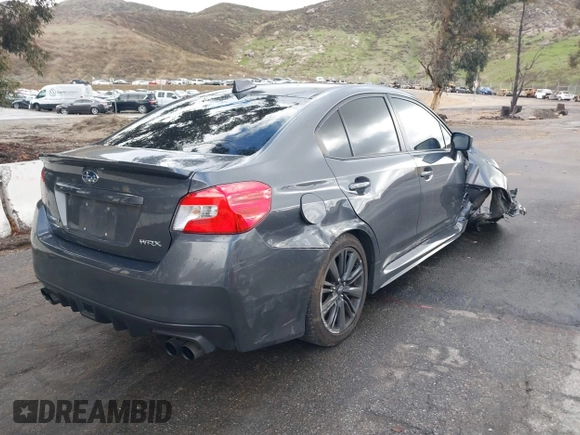 2021 Subaru WRX with VIN JF1VA1A69M9808396, listed as a IAAI auction lot 41576020 with 105,046 mi miles. Bid and sale history available at carsss.com. Image 4.
