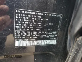 2022 Volkswagen Tiguan SE R-Line Black z VIN 3VV8B7AX9NM118989, wystawiony jako Copart lot #53507765 z przebiegiem 41 852 mil mil oraz Szkoda całkowita • Salvage title. Historia ofert i sprzedaży dostępna na DreamBid. Obrazek 15.