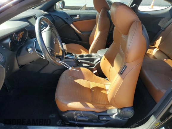 2013 Hyundai Genesis Coupe Track with VIN KMHHU6KJ9DU107140, listed as a Copart auction lot 50452515 with 86,019 mi miles and Salvage title. Bid and sale history available at DreamBid. Image 7.