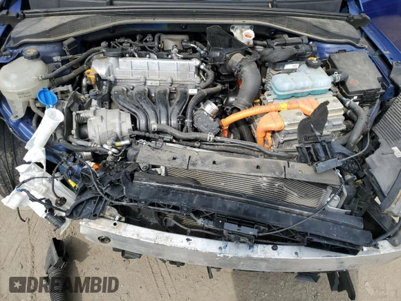 2019 Hyundai Ioniq Blue with VIN KMHC65LC0KU134755, listed as a Copart auction lot 53898845 with 86,930 mi miles and Salvage Title. Bid and sale history available at DreamBid. Image 11.
