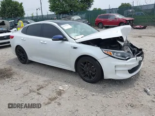 2018 Kia Optima EX with VIN 5XXGU4L31JG264876, listed as a IAAI auction lot 42496799 with Not provided miles and . Bid and sale history available at DreamBid. Image 1.