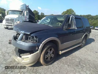 2005 Ford Expedition Eddie Bauer with VIN 1FMPU17555LA63851, listed as a IAAI auction lot 36265440 with Not provided miles and . Bid and sale history available at DreamBid. Image 2.