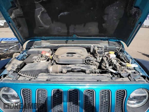 2020 Jeep Wrangler Unlimited Rubicon z VIN 1C4HJXFN2LW300085, wystawiony jako Copart lot #58085445 z przebiegiem 29 545 mil mil oraz Szkoda całkowita • Salvage title. Historia ofert i sprzedaży dostępna na DreamBid. Obrazek 12.