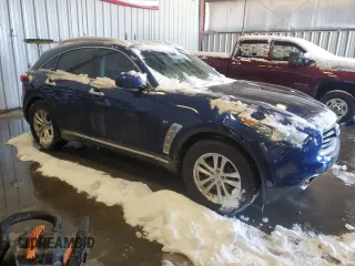 2016 Infiniti QX70 with VIN JN8CS1MW3GM750317, listed as a Copart auction lot 45525785 with 100,318 mi miles and Clean title. Bid and sale history available at DreamBid. Image 4.