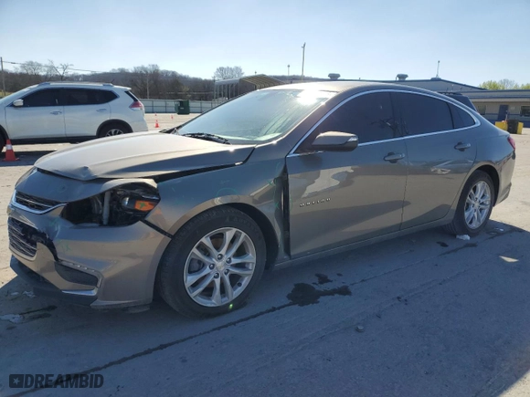 2017 Chevrolet Malibu LT with VIN 1G1ZE5ST9HF130471, listed as a Copart auction lot 49390665 with 163,414 mi miles and Salvage Title. Bid and sale history available at carsss.com. Image 1.
