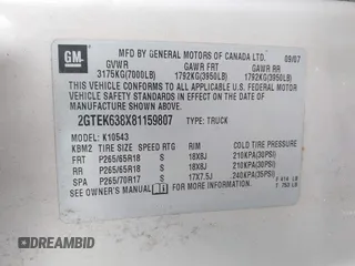 2008 GMC Sierra Denali z VIN 2GTEK638X81159807, wystawiony jako IAAI lot #42075788 z przebiegiem 143 393 mil mil oraz . Historia ofert i sprzedaży dostępna na DreamBid. Obrazek 9.