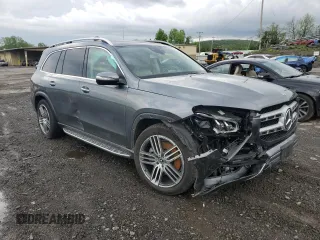 2020 Mercedes-Benz GLS 450 with VIN 4JGFF5KE5LA147665, listed as a Copart auction lot 55346945 with 58,211 mi miles and Salvage Title. Bid and sale history available at DreamBid. Image 4.