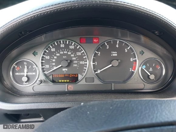 2000 BMW Z3 2.8L with VIN 4USCH3344YLF71259, listed as a IAAI auction lot 41516206 with 95,988 mi miles. Bid and sale history available at carsss.com. Image 7.