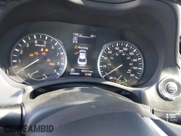 2021 Infiniti Q50 Luxe with VIN JN1EV7BR5MM751785, listed as a IAAI auction lot 41817093 with 48,331 mi miles and . Bid and sale history available at DreamBid. Image 15.