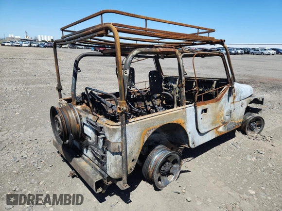 2000 Jeep Wrangler SE with VIN 1J4FA29P2YP797531, listed as a Copart auction lot 56058845 with Not provided miles and Salvage title. Bid and sale history available at DreamBid. Image 3.