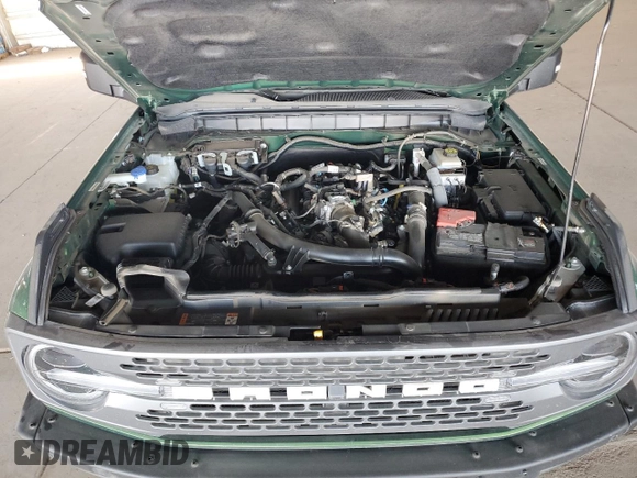 2023 Ford Bronco with VIN 1FMEE5DP9PLB29838, listed as a Copart auction lot 62409785 with 11,124 mi miles and Salvage title. Bid and sale history available at DreamBid. Image 11.