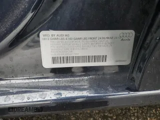 2013 Audi A4 Premium with VIN WAUAFAFL5DN017960, listed as a Copart auction lot 44428155 with 89,084 mi miles and Salvage Title. Bid and sale history available at carsss.com. Image 14.