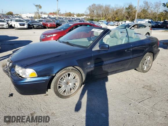 2004 Volvo C70 with VIN YV1NC62D14J046382, listed as a Copart auction lot 76511684 with 81,479 mi miles and Salvage Title. Bid and sale history available at carsss.com. Image 1.