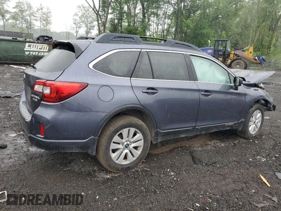 2015 Subaru Outback Premium with VIN 4S4BSACC6F3359838, listed as a Copart auction lot 61039425 with Not provided miles and Salvage title. Bid and sale history available at DreamBid. Image 3.