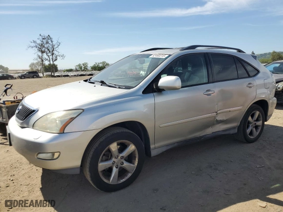 2007 Lexus RX 350 with VIN 2T2GK31U37C017611, listed as a Copart auction lot 52539155 with 157,479 mi miles and Salvage Title. Bid and sale history available at carsss.com. Image 1.