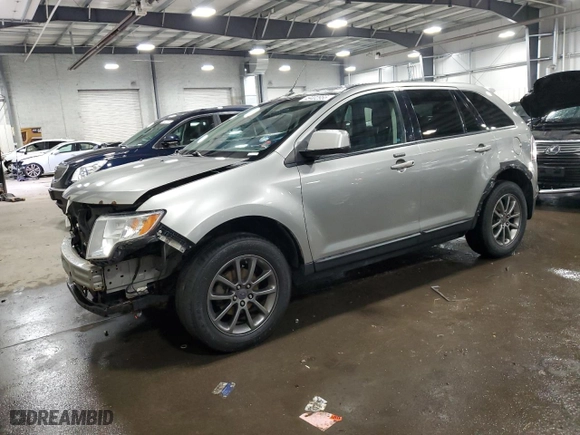 2008 Ford Edge SEL with VIN 2FMDK38C38BB31585, listed as a Copart auction lot 49402955 with 190,585 mi miles and Salvage Title. Bid and sale history available at carsss.com. Image 1.
